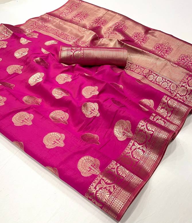SRC Sugar Silk Weaving Rich Pallu Designer Sarees Wholesale Shop In Surat